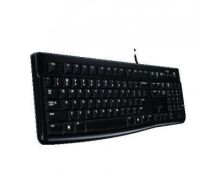 Logitech K120 keyboard USB Russian Black