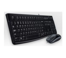 Logitech MK120 keyboard USB AZERTY French Black