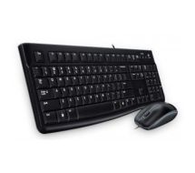 Logitech MK120 keyboard USB Hebrew Black