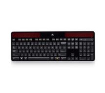 Logitech Wireless Solar K750 keyboard RF Wireless Russian Black