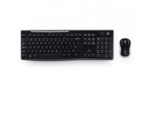 Logitech MK270 keyboard USB QWERTZ Czech Black