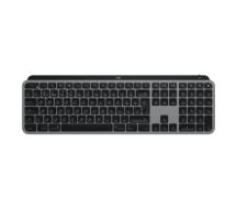 Logitech MX Keys keyboard RF Wireless + Bluetooth QWERTZ German Aluminium, Black