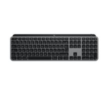 Logitech MX Keys Mac keyboard RF Wireless + Bluetooth QWERTY UK English Aluminium, Black