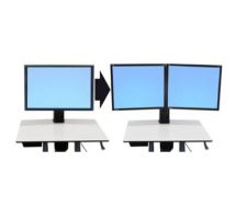 WorkFit-C Convert-to-Dual Kit from Single HD Display - Montagekomponente (Kon