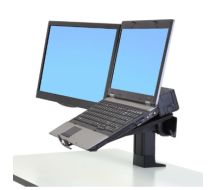 WorkFit LCD & Laptop Kit - Befestigungskit -LCD-Display - Schwarz - Bild