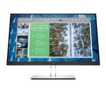 HP E-Series E24q G4 60.5 cm (23.8") 2560 x 1440 pixels Quad HD Black, Silver