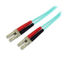 StarTech Fiber Optic Cable - 10 Gb Aqua - Multimode Duplex 50/125 - LSZH - LC/LC - 1 m