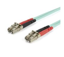 StarTech A50FBLCLC15 fibre optic cable 15 m LSZH OM3 LC Aqua