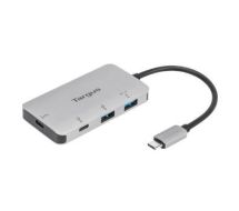 Targus ACH228 USB-C 2x USB-A+2x USB-C Silver