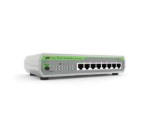 Allied Telesis AT-FS710/8E-60 Unmanaged Fast Ethernet (10/100) Grey Power over Ethernet (PoE)