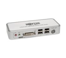 Tripp Lite 2-Port DVI/USB KVM Switch w/ Audio and Cables