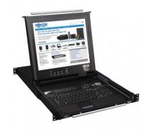 Tripp Lite NetDirector 16-Port 1U Rack-Mount Console KVM Switch with 17-in. LCD and IP Remote Access