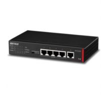 Buffalo BS-GU2005P network switch Unmanaged Gigabit Ethernet (10/100/1000) Black Power over Ethernet (PoE)