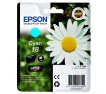 Epson C13T18024012 (18) Ink cartridge cyan, 180 pages, 3ml