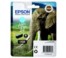 Epson C13T24254012 (24) Ink cartridge bright cyan, 360 pages, 5ml