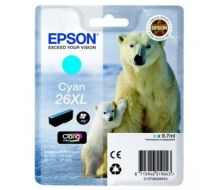 Epson C13T26324012 (26XL) Ink cartridge cyan, 700 pages, 10ml