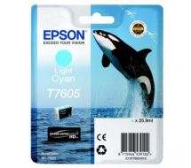 Epson C13T76054010 (T7605) Ink cartridge bright cyan, 2.4K pages, 26ml