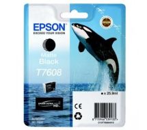 Epson C13T76084010 (T7608) Ink cartridge black matt, 1.1K pages, 26ml