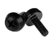 StarTech M5 x 12mm - Mounting Screws - 50 Pack, Black