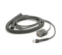 Zebra CBA-R06-C20PBR serial cable Black 6 m RJ-45 DB9