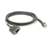 Zebra CBA-R08-S07ZBR serial cable Grey 2.1336 m RS232 DB9