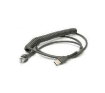 Zebra CBA-UF6-C12ZAR cable interface/gender adapter USB A RJ-45 Black