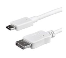 StarTech 3.3 ft. (1 m) USB-C to DisplayPort Cable - 4K 60Hz - White