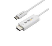 1M USB C TO HDMI CABLE - WHITE