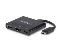 StarTech USB-C Multiport Adapter with HDMI - USB 3.0 Port - 60W PD - Black