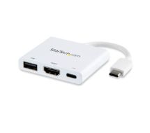 StarTech USB-C Multiport Adapter with HDMI - USB 3.0 Port - 60W PD - White