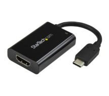 StarTech USB-C to 4K HDMI Adapter with USB Power Delivery - 60 Watts - Black