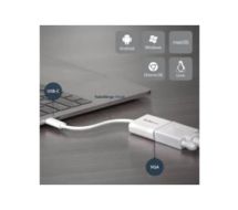 StarTech USB-C to VGA Adapter - White