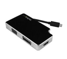 StarTech Travel A/V Adapter3-in-1 USB-C to VGA, DVI or HDMI - 4K