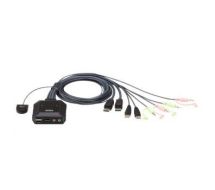 Aten CS22DP-AT KVM switch Black