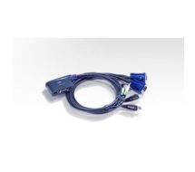 Aten 2-Port USB KVM switch Blue