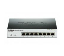 D-Link DGS-1100-08P network switch Managed L2 Gigabit Ethernet (10/100/1000) Black Power over Ethernet (PoE)