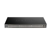 D-Link DGS-1250-52X network switch Managed L3 Gigabit Ethernet (10/100/1000) Black