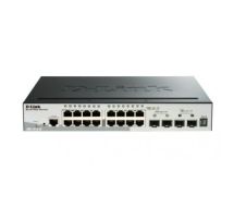 D-Link DGS-1510 Managed L3 Gigabit Ethernet (10/100/1000) Black Power over Ethernet (PoE)