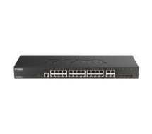 D-Link DGS-2000-28 network switch Managed L2/L3 Gigabit Ethernet (10/100/1000) 1U Black