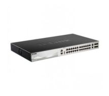 D-Link DGS-3130-30TS Managed L3 Gigabit Ethernet (10/100/1000) Black,Grey