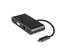 StarTech USB-C VGA Multiport Adapter - Power Delivery (60W) - USB 3.0 - GbE