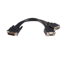 StarTech 8in LFH 59 Male to Dual Female VGA DMS 59 Cable