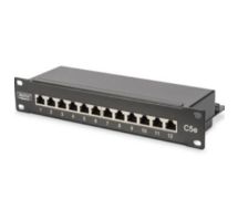 Digitus CAT 6, Class E Patch Panel, shielded, grey