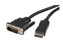 StarTech 10ft (3m) DisplayPort to DVI Cable - DisplayPort to DVI Adapter Cable 1080p Video - DisplayPort to DVI-D Cable Single Link - DP to DVI Monitor Cable - DP 1.2 to DVI Converter