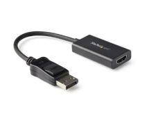 StarTech DisplayPort to HDMI Adapter - 4K 60Hz HDR10 Active DisplayPort 1.4 to HDMI 2.0b Video Converter - 4K DP to HDMI Adapter Dongle Monitor/Display/TV - Latching DP Connector