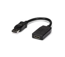 StarTech DisplayPort to HDMI Adapter - DP to HDMI Adapter/Video Converter - 1080p - VESA Certified - DP to HDMI Monitor/Display/Projector Adapter Dongle - Passive - Latching DP Connector