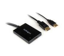 DisplayPort auf HDMI Adapter / Konverter mit USB Audio mit bis zu 1920x1200 -