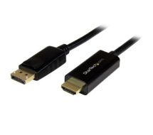 StarTech 10ft (3m) DisplayPort to HDMI Cable - 4K 30Hz - DisplayPort to HDMI Adapter Cable - DP 1.2 to HDMI Monitor Cable Converter - Latching DP Connector - Passive DP to HDMI Cord