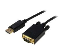 StarTech 3 ft DisplayPort to VGA Adapter Converter Cable DP to VGA 1920x1200 - Black