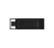 Kingston DataTraveler 70 USB flash drive 128 GB USB Type-C 3.2 Gen 1 (3.1 Gen 1) Black